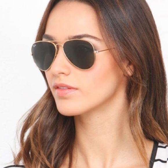 ⭕Ray-Ban Aviator Classic/Golden-Green - Picture 7 of 8